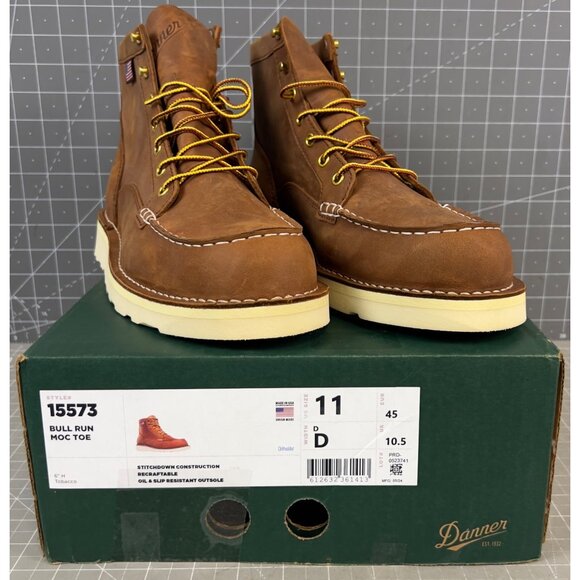 Danner Other - Danner Footwear Bull Run Moc Toe Boots Men's Tabacco 11 US new~~